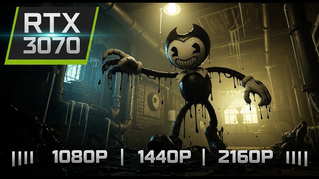 MSI GP66 | RTX 3070 | Bendy and the Dark Revival | High | 1080P 1440P 2160P | Gameplay & FPS Test