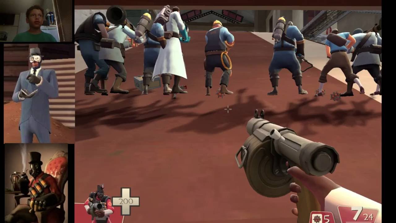 gaming logo Team fortress 2 werd death glitch :(