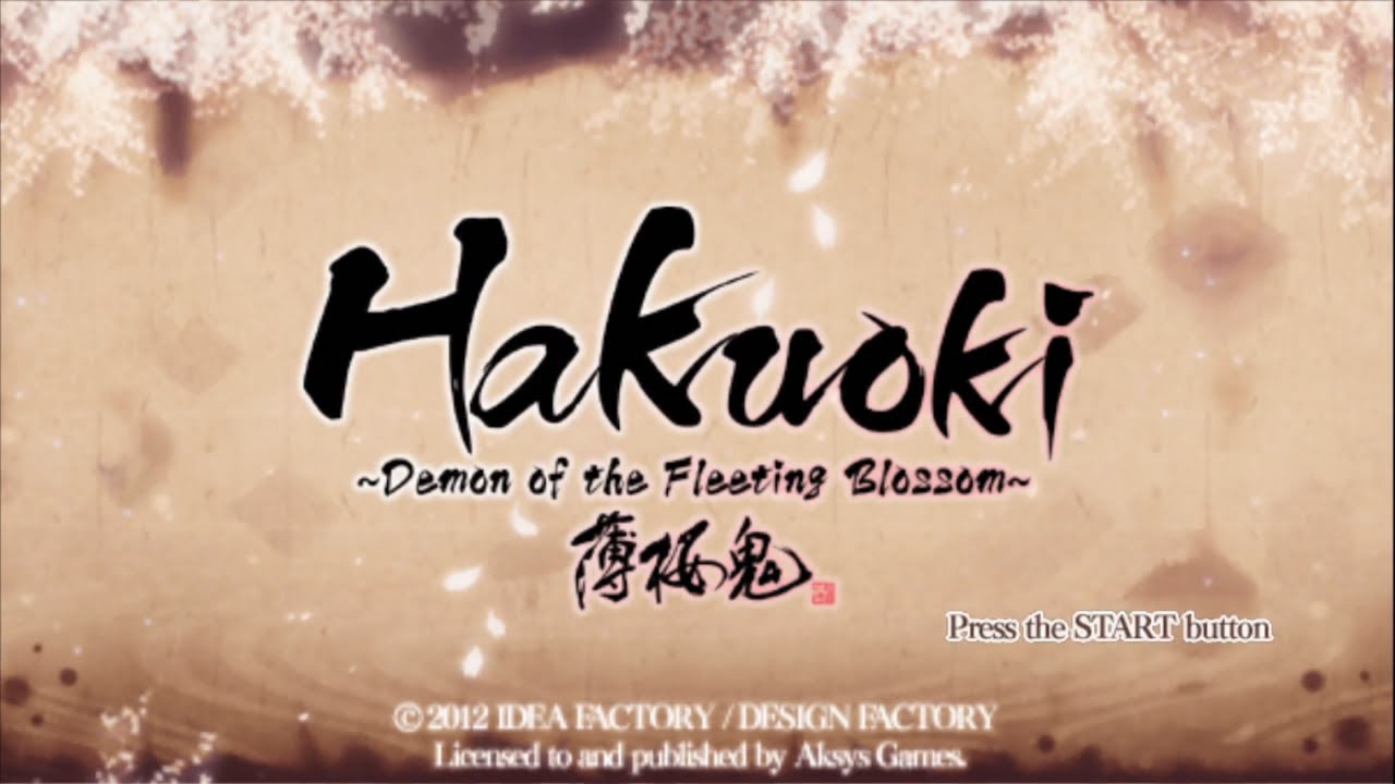 Hakuoki: Demon of the Fleeting Blossom para PSP (2009)