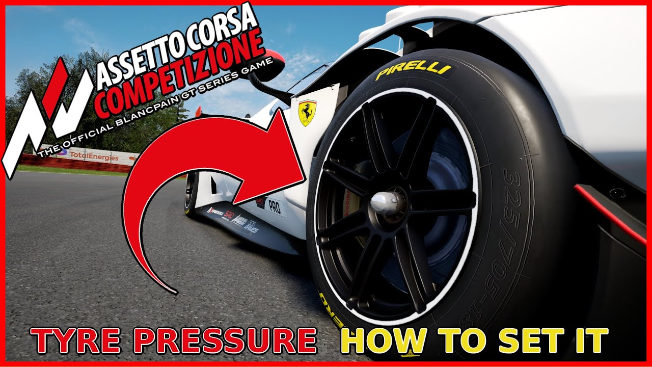Assetto Corsa Competizione How To Set Tyre Pressure YouTube