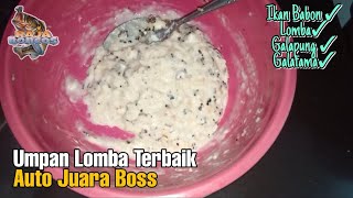 Umpan Putih Ikan Mas Babon Terbaik | Auto Juara | Raja Boncos