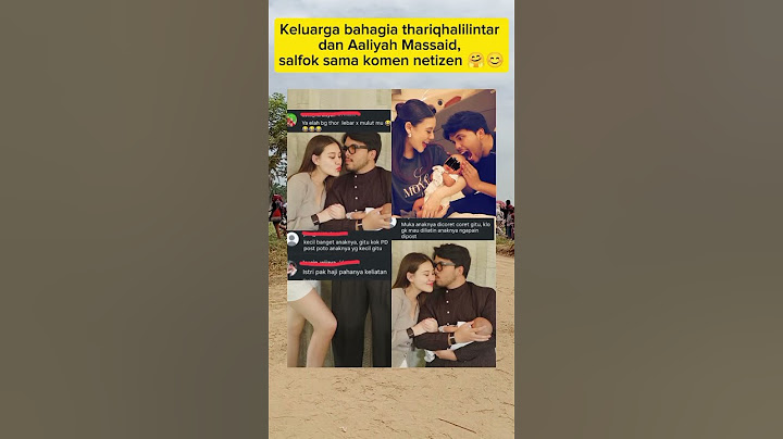 Keluarga bahagia thariq halilintar dan Aaliyah Massaid, salfok sama komen netizen 🤗😊