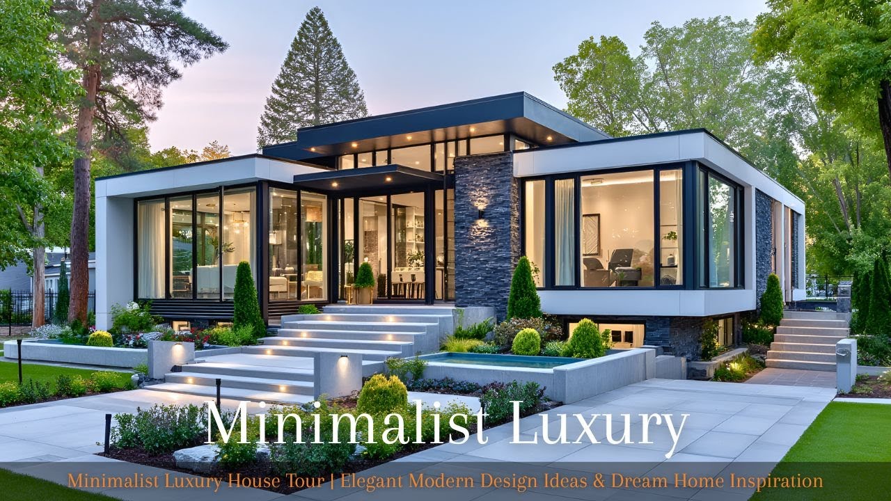 Inside a Modern Minimalist Luxury Home | Elegant Architecture ...