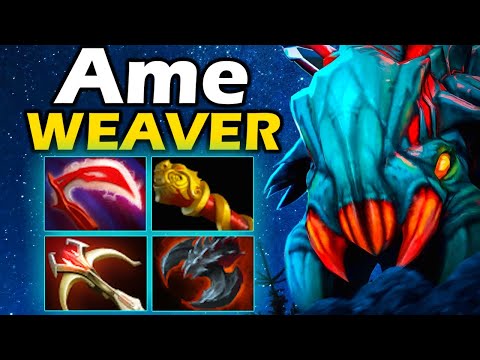 Видео: Аме на Вивере, 100% победа на Керри - Ame Weaver 7.35 DOTA 2