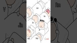 #bts #all member sleeping🛌 but kooke &amp; jin fight🤜 😂😂go watch &amp;follow him
