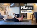 30’ FULL BODY PILATES WORKOUT || Intermediate Level Mat Pilates || Class 06 - Weights