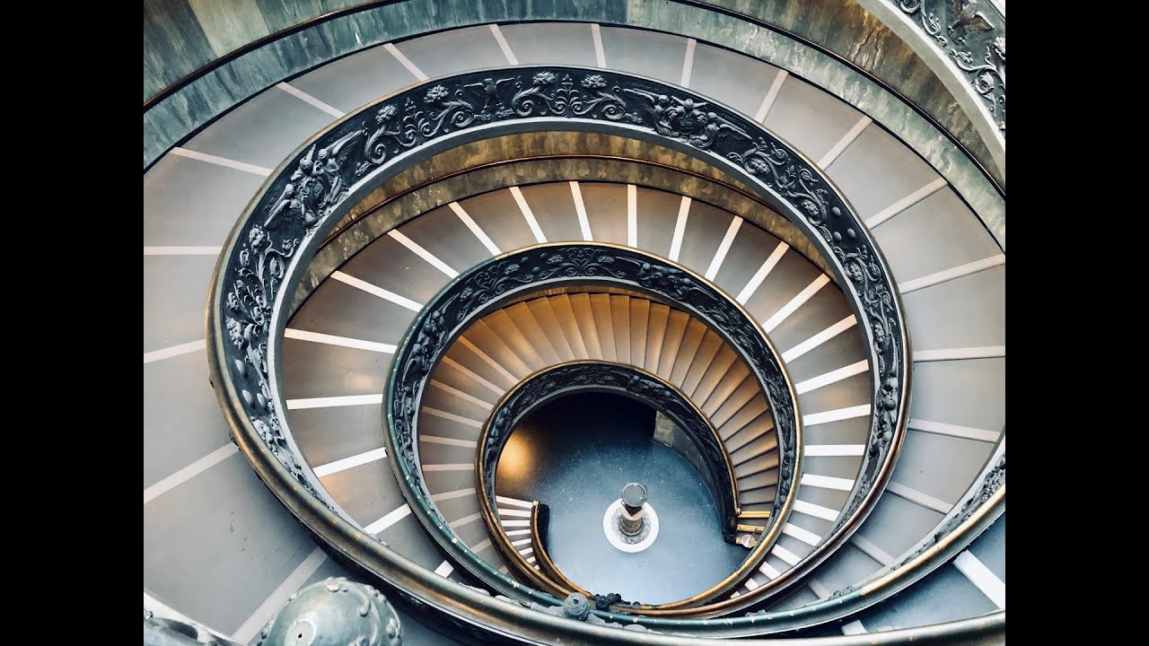 that famous Spiral staircase at Vatican Museum, Rome