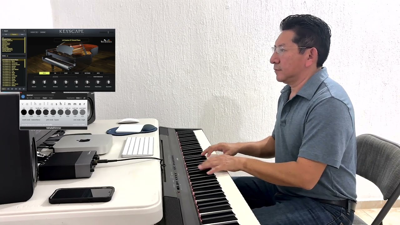 fria como el viento instrumental (piano)