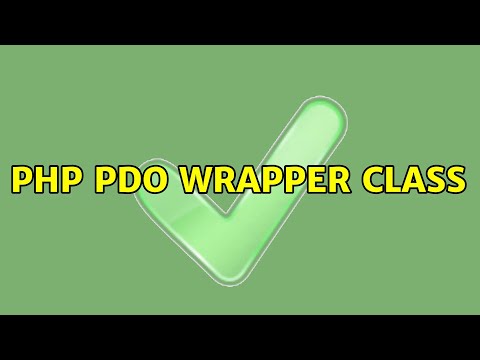 PHP PDO wrapper