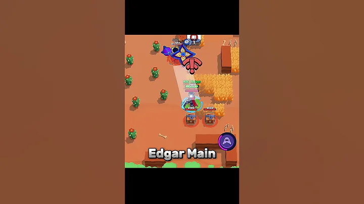 Edgar Main🤡Ahhh Moment😭🙏 #brawlstars #supercell #proplayer #edit #funny #shorts #viralshort #fy #fyp