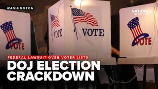 VOTER FRAUD CRACKDOWN | DOJ lawsuit against California over voter rolls