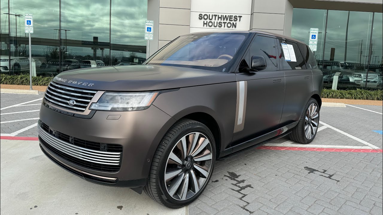 2023 Range Rover SV Serenity Edition in Tourmaline Brown Satin Finish ...