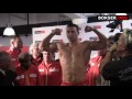 Klitschko vs Haye: Weigh-in & Staredown (full version)