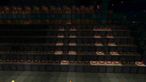 Redstone ticker display in minaecraft- "voxelbox"