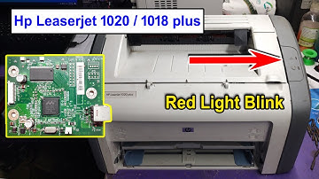 HP 1020 Plus Red Light Blinking Solutions || HP 1020, 1018 LaserJet  Plus Red Light Error