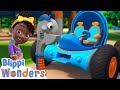 Blippi Builds A BlippiMobile | Blippi Wonders Magic Stories and Adventures for Kids | Moonbug Kids