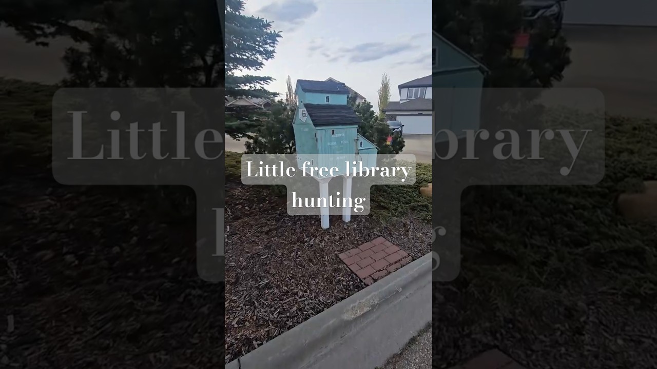 Come little free library hunting with me!! 📚 
