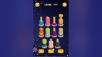 Nut Sort | Color Puzzle Games 2025 | Level 171 | Mobile Games