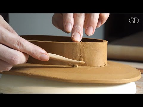 굽이 높은 도자기 접시 만들기 : How make a ceramic Plates  [ONDO STUDIO]
