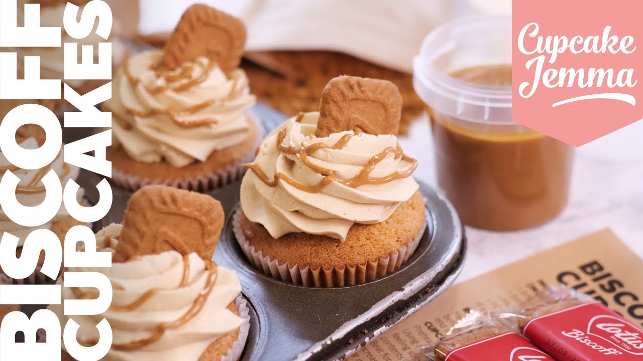 Bake Biscoff Cupcakes at Home. Right NOW! | Cupcake Jemma | CupcakeJemma
