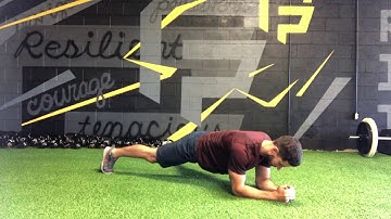Plank w/ T-spine rotation