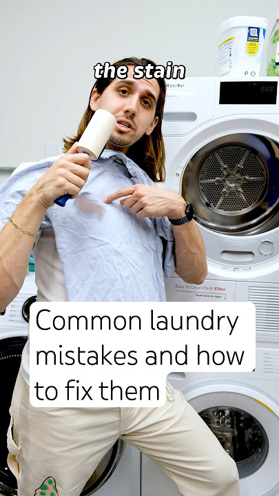 Common Laundry Mistakes (and how to fix them) #laundry