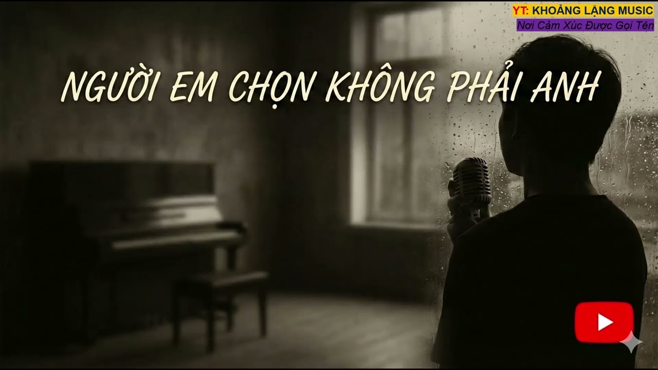 NGƯỜI EM CHỌN KHÔNG PHẢI ANH - Official Mv Lyric| ballad buồn| Khoảng Lặng Music