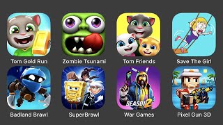 Talking Tom Gold Run, Zombie Tsunami, Talking Tom Friends, Save The Girl, Badland Brawl, Super Brawl screenshot 2