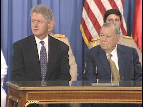 President Clinton at the Venezuela-US Agreement Signing (1997)