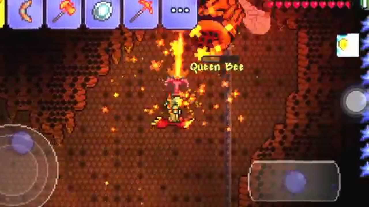 Terraria - Queen Bee Boss Fight
