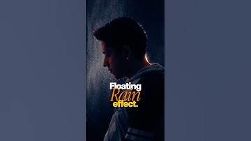 Floating Rain Effect! 🌧️ #cinematic #filmmaking