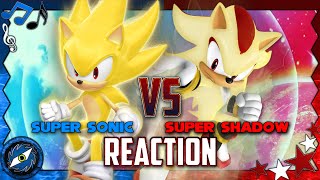 Super Sonic VS Super Shadow Sprite Animation - REACTION