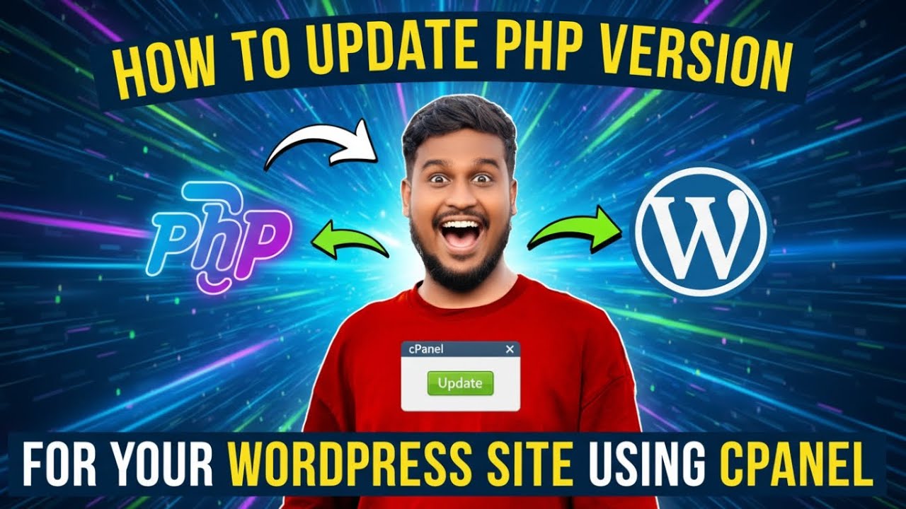 how to update PHP version for your WordPress site using cPanel - YouTube