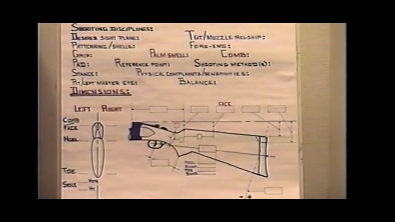 Shotgun Stock Fitting with Hugh de Pentheny O'Kelly YouTube
