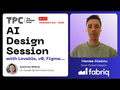 AI Design Session - avec Lovable, v0, Figma - YouTube