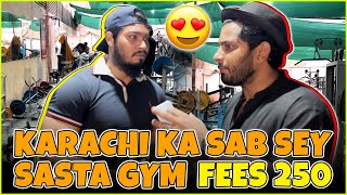 Karachi Ka Sab Sey Sasta Gym Fees Sirf 250 Monthly Karachi Ka Chandio