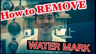 HOW TO REMOVE WATER MARK? Vlog-6