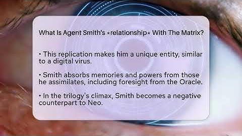 What Is Agent Smith