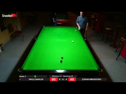 Gran Klub - Snooker Table 1 - Live Streaming by SnookerON.com billiards table size