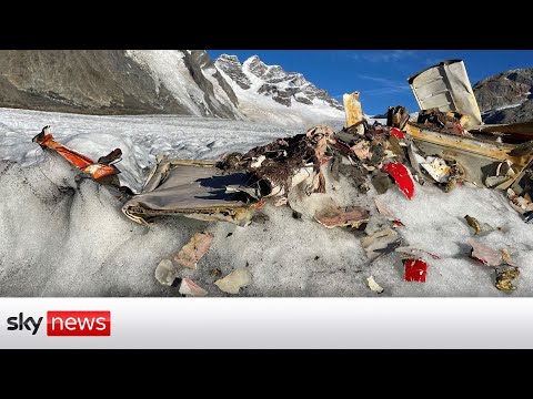 Switzerland's melting glaciers: 'Climate change in action'