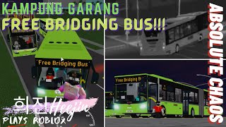 KAMPONG GARANG Free Bridging Bus ACTIVATED!! (don't drive like this srsly) | 희진HeejinPlaysROBLOX screenshot 4