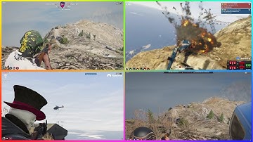 CG Mount Chiliad Shootout with Cops (Multiple POVs) | NoPixel 3.0 GTA RP