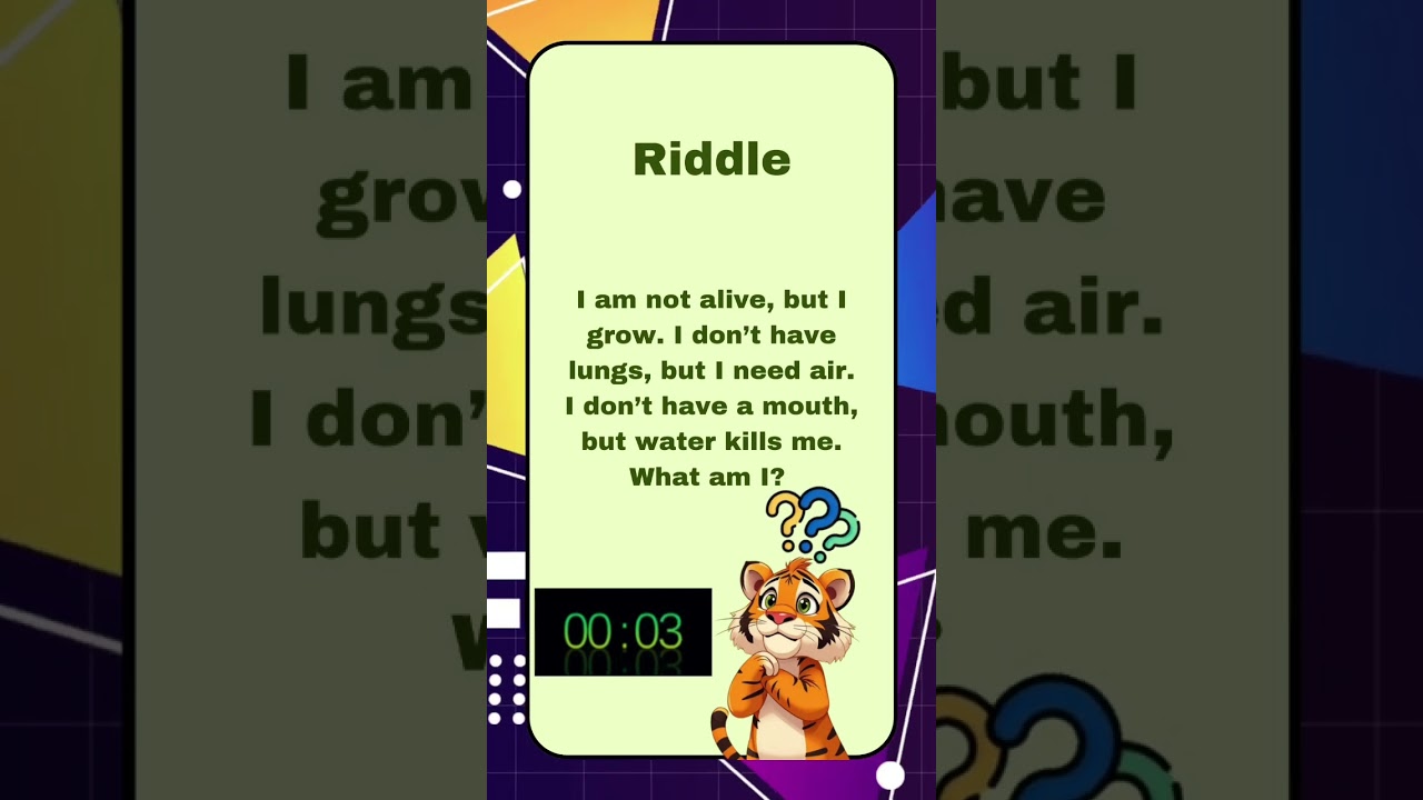 Tricky riddle 
