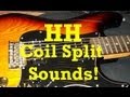Guitar tech  all possible hh coil split humbucker sounds