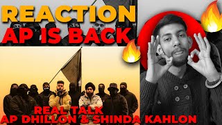 Reaction on REAL TALK - AP Dhillon | Shinda Kahlon (Official Music Video)