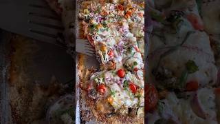 I eat this Veggie Crust Pizza to lose weight #shorts