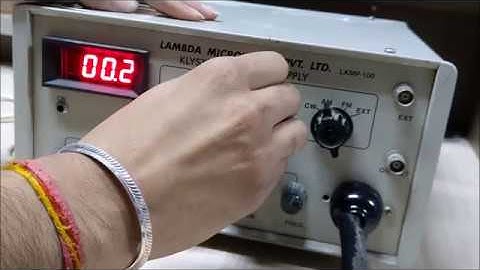 SLOTTED LINE II FREQUENCY AND WAVELEGTH MEASUREMENT MWRE EXPERIMENT  II TCET  II