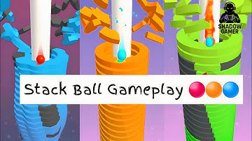 ⚽🌎STACK BALL 3D BREAK THE WORLD RECORD 😍 #gaming#stackball