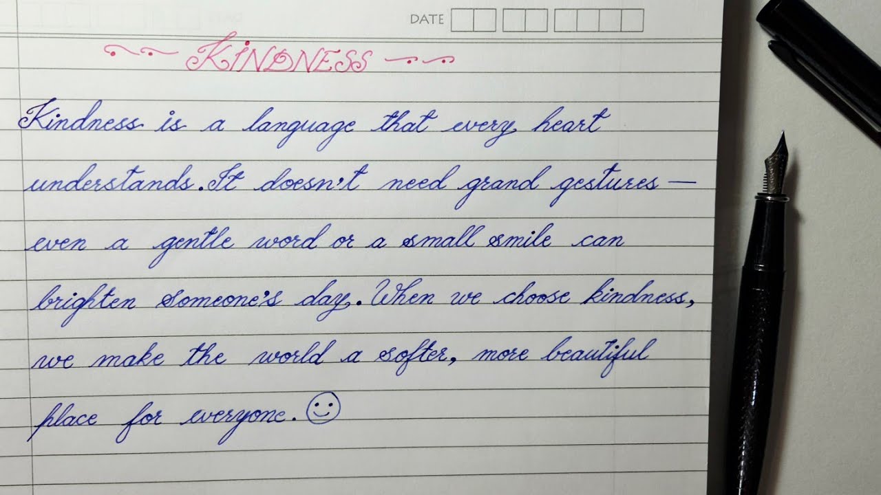 A Gentle Reminder to Be Kind 🌸 | Peaceful Handwriting ASMR