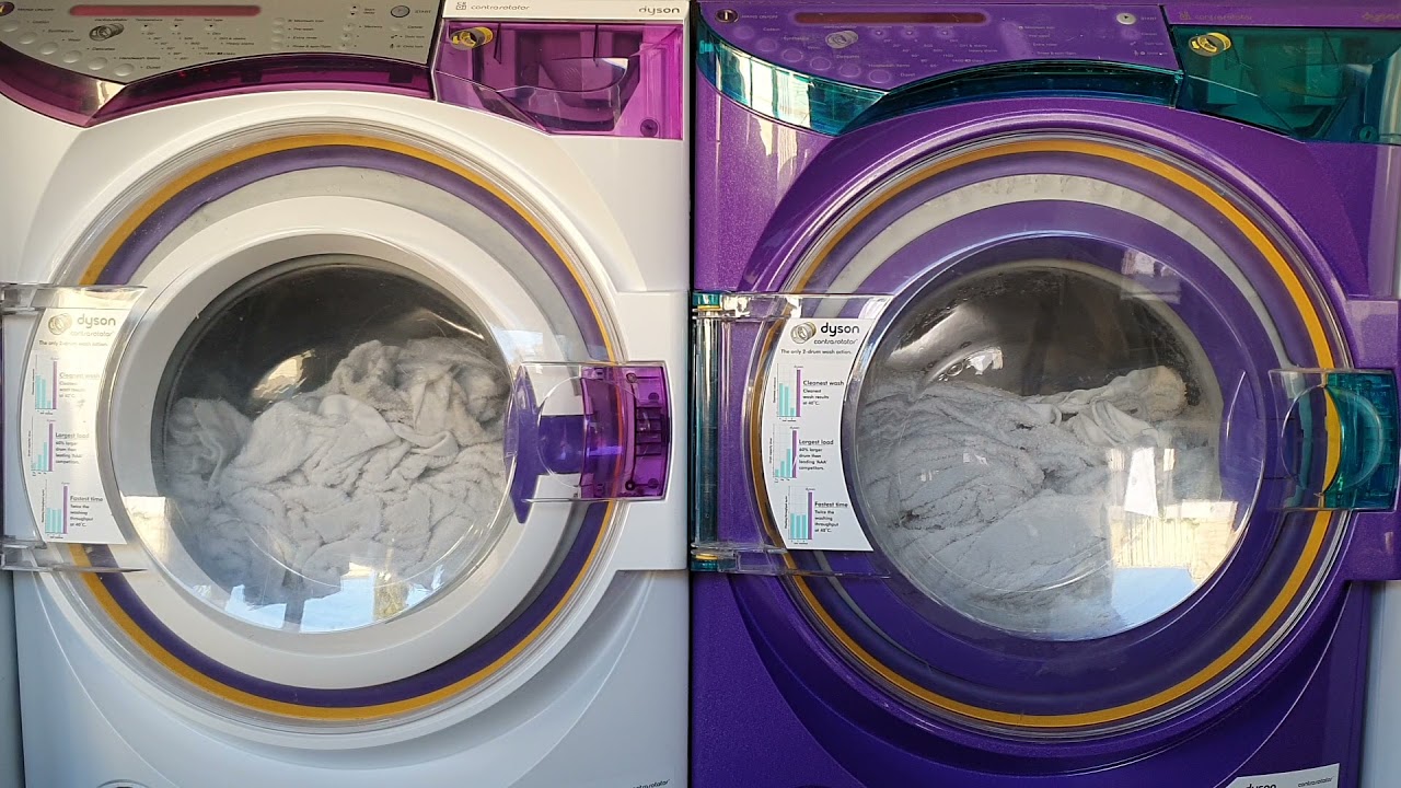 myg direktør at tilbagetrække Dyson Washing Machine - Wash Race CR01 (1 contrarotator + 1 regular washer)  - YouTube